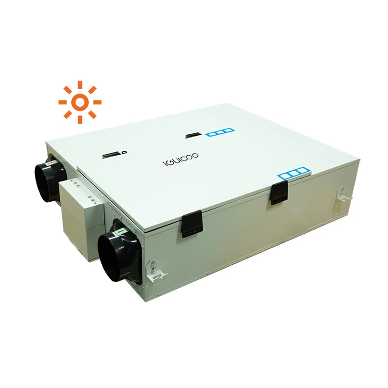 Factory direct delivery PTC electric heating air handling unit HRV system heat recuperator with damper