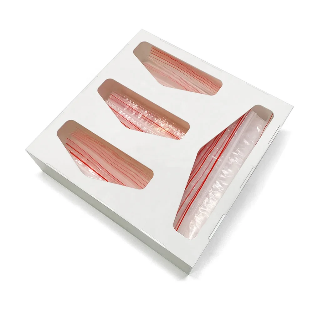 Detachable Plastic Ziplock Bag Storage Organizer Kitchen Drawer Ziplack Bag Drawer Organizer