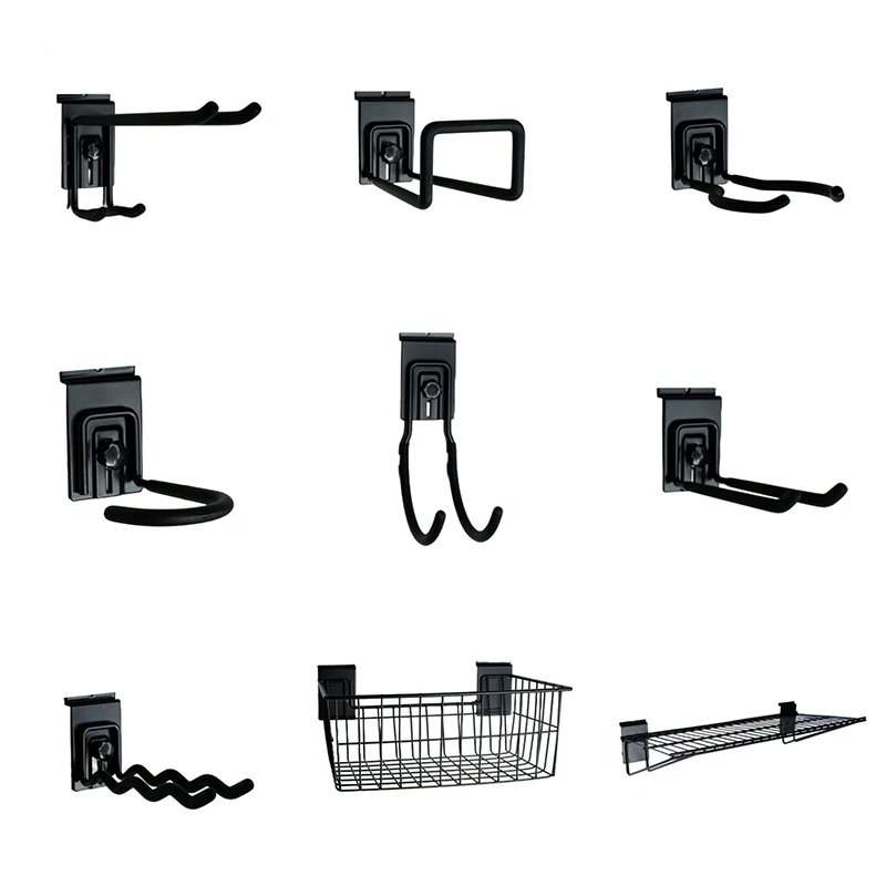 Wholesale Plastic PVC slatwall panel Cladding Slat Wall Organizer Display Panels For Garage And Store Storage