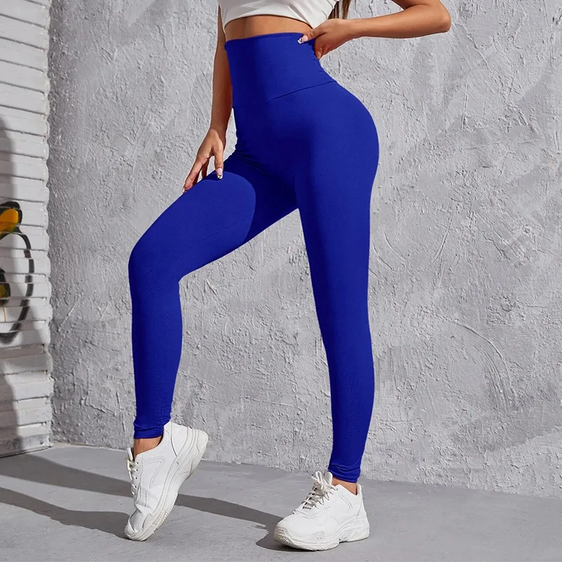 Black Sheen Leggings Tight Pants Sexy Girls In Skin Tight Clothes High Quality Sports High Waist Seamless Leggings For Women