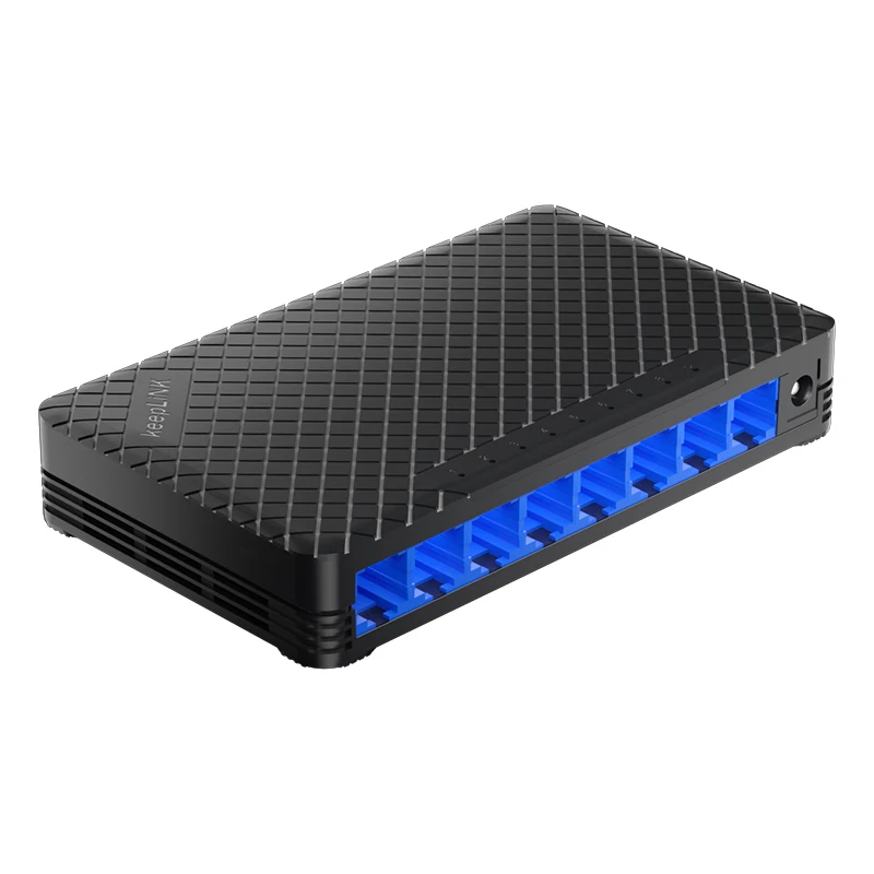 Desktop 8 10/100M fast Ethernet enterprise network switch for office hotel home and indoor building