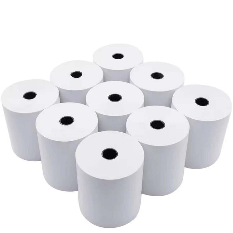China Factory manufacturer good price thermal cash register paper roll 80x80mm 70g paper