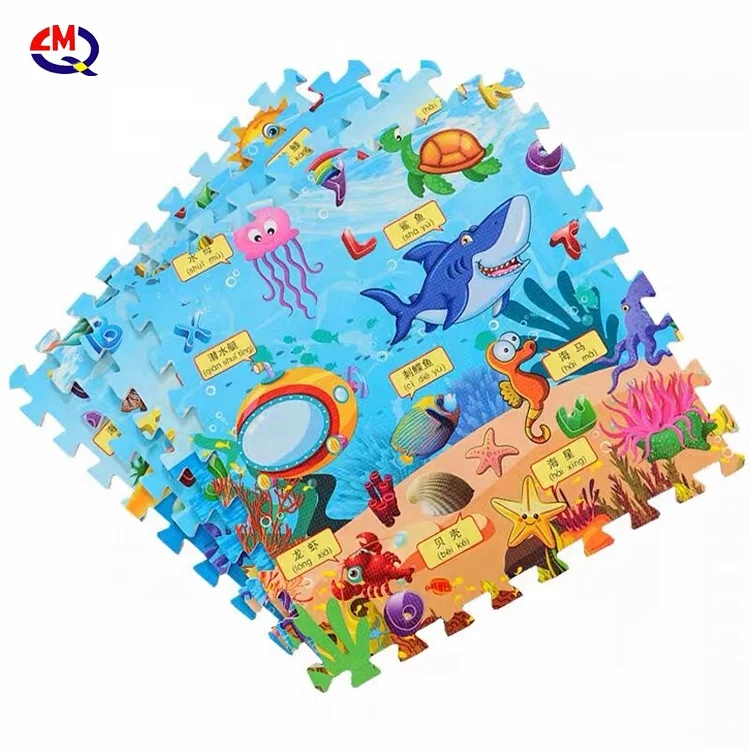 new design fastness and  non-toxic eva foam eco-friendly  EVA foam material baby play mat