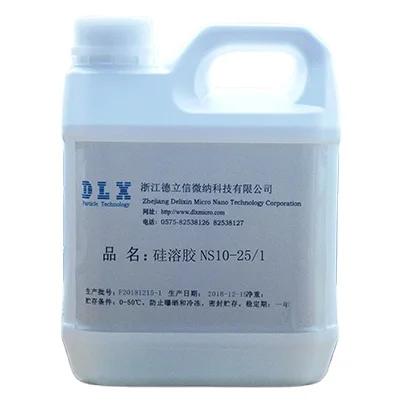 Factory direct industrial grade colorless transparent high purity neutral silica sol