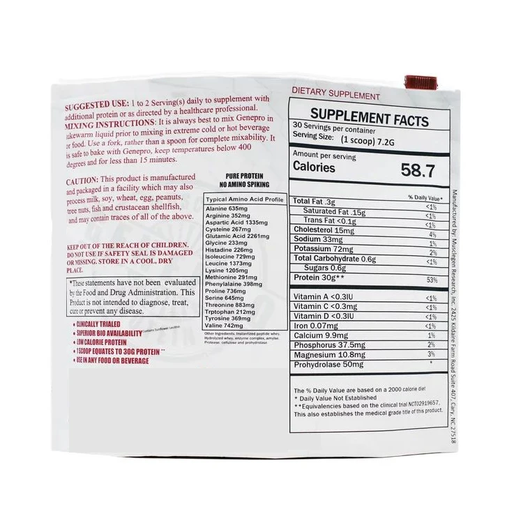OEM custom supplement Protein Powder 80 bulk isolate concentrate 100% gold standard wholesale Whey Protein