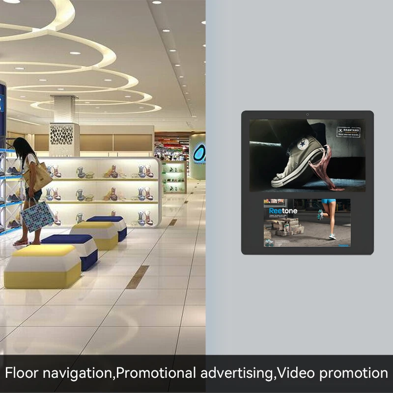 Smart home wall mount 10.1 inch RK3566 vesa Touch screen poe mountable android 11 tablet with wifi rj45 ethernet port