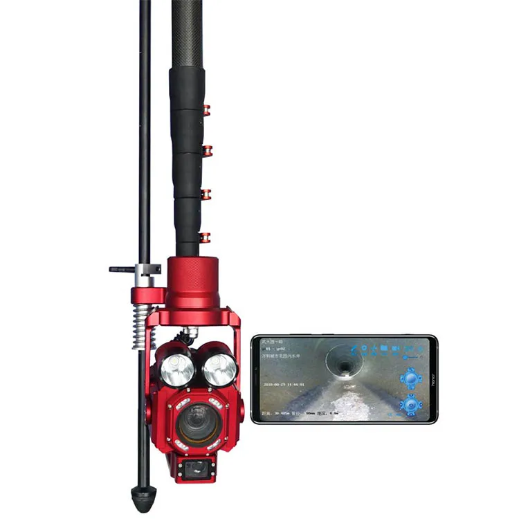 Manhole Quick View High Definition Rotary Camera with Laser Measurement