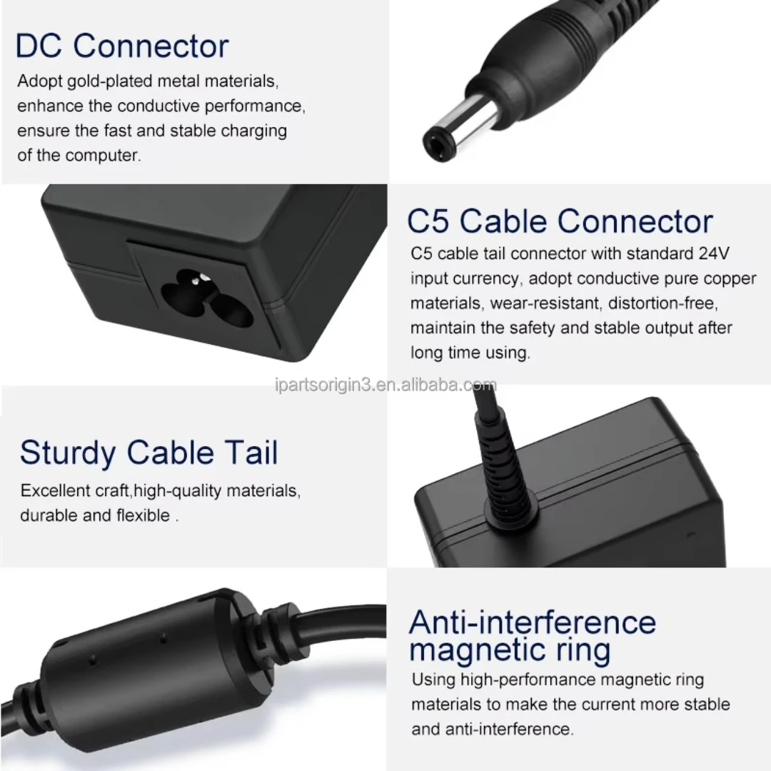 Power Supply Pc 7.4*5.0mm Portable Charger Adapter 19V 7.1A Fast Charger 135W Chargers for HP X6000 ZV6000 R4000 Power Adapter