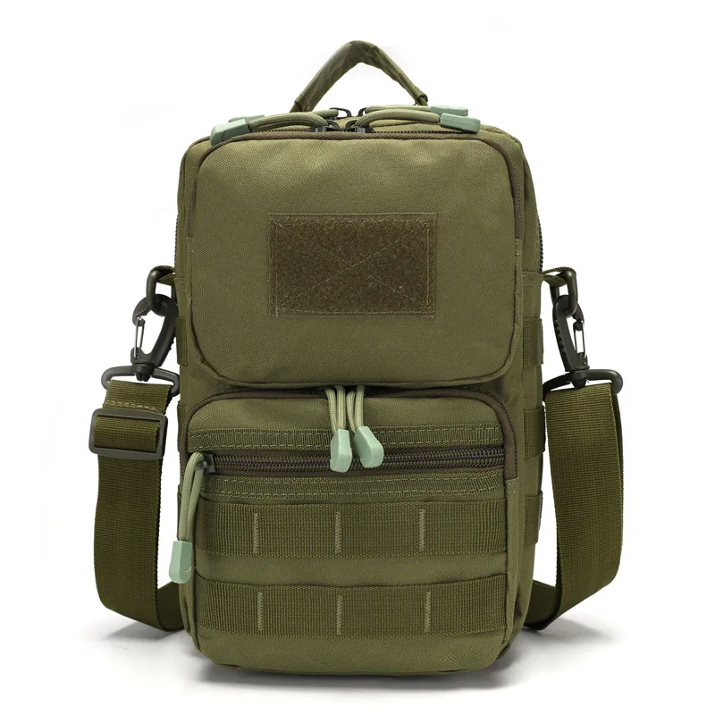 1201 Custom Wholesale Fashion New 800D Oxford Camouflage Tactical Men Nylon Mini Small Single Crossbody Messenger Bag