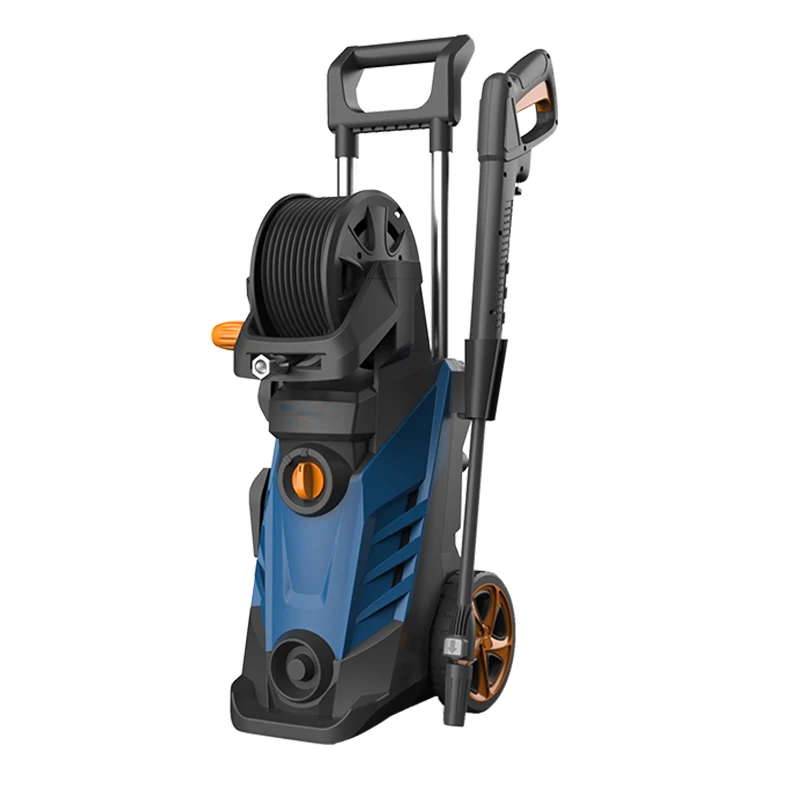 Long Handle OEM ElectricPortable High Pressure Car Washer Cleaner Pressure Washer With Wheel
