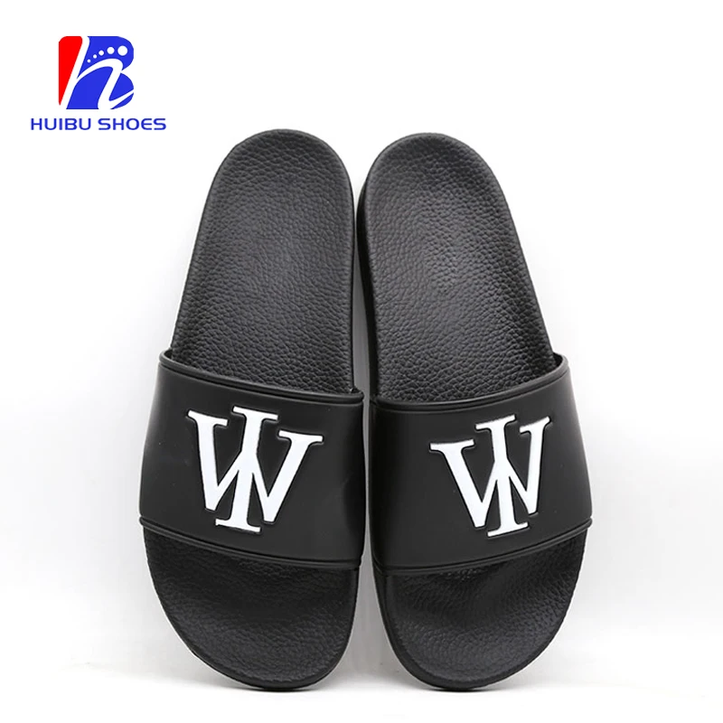 
Wholesale Latest Design Big Size Men Slippers Footwear Logo Custom Embossed Slides 