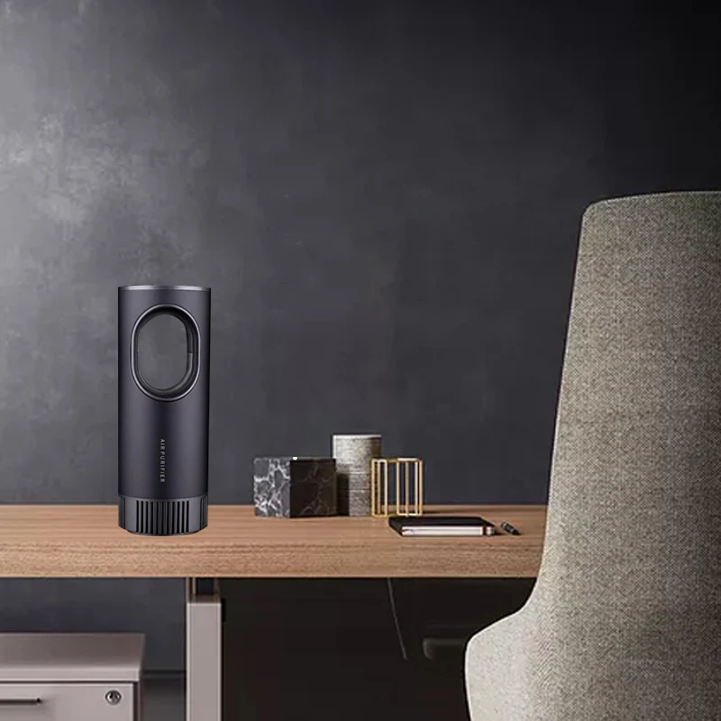 Air Quality Monitoring Desktop Air Cleaner Portable UVC Car Air Purifier