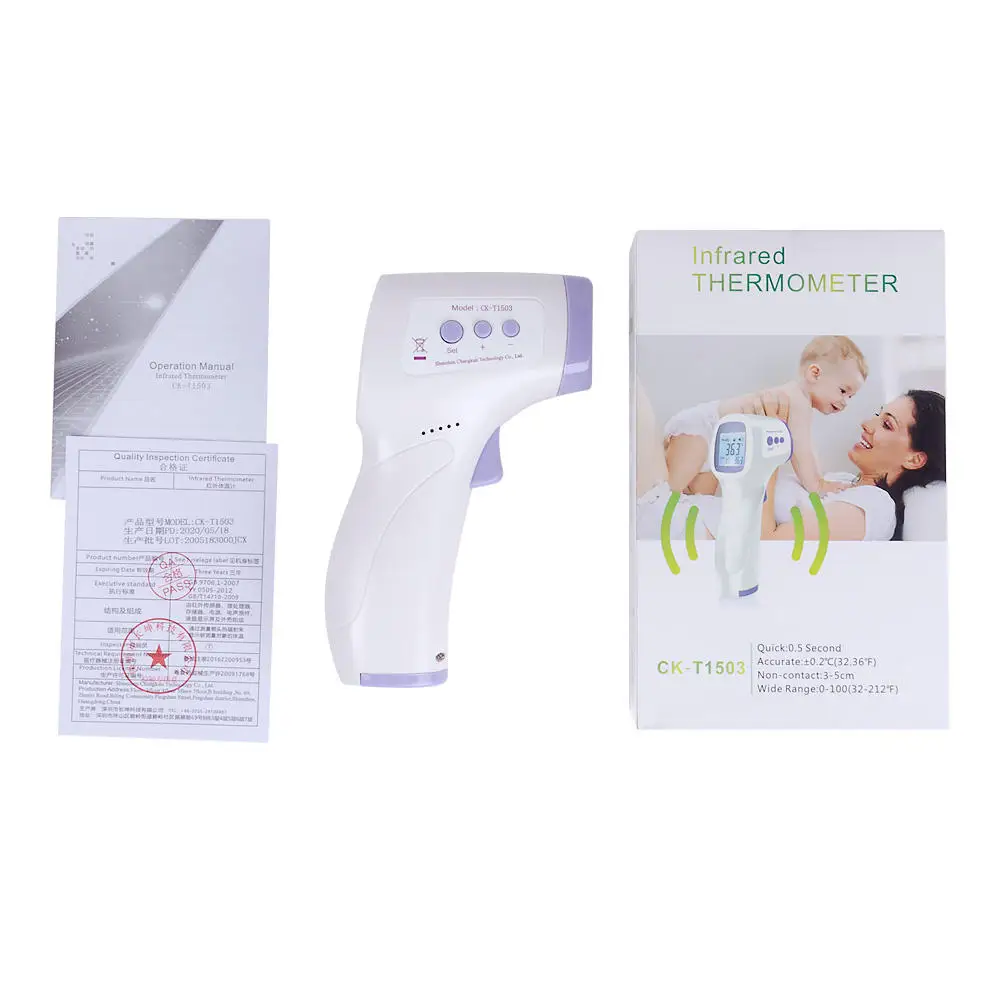 CE Approved Hot Selling Wholesale Infrared Head Thermometer Non contact Baby Thermometer Manufacturers