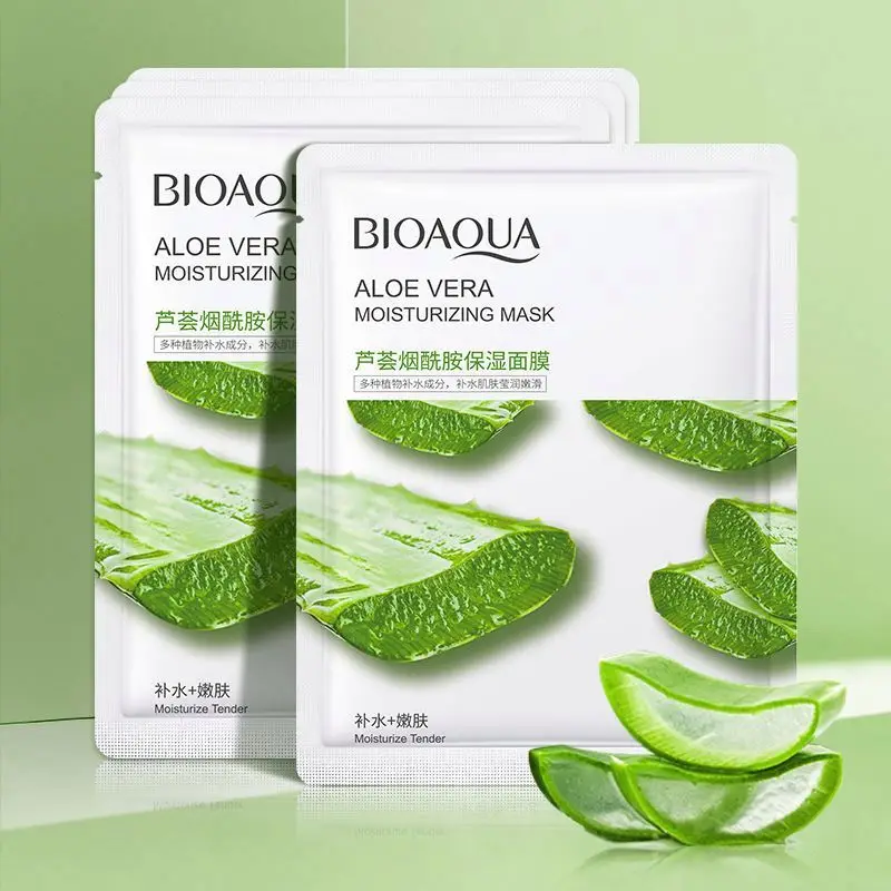 BIOAQUA Face Whitening plant extract sheet Hydrating facial mask for skin care