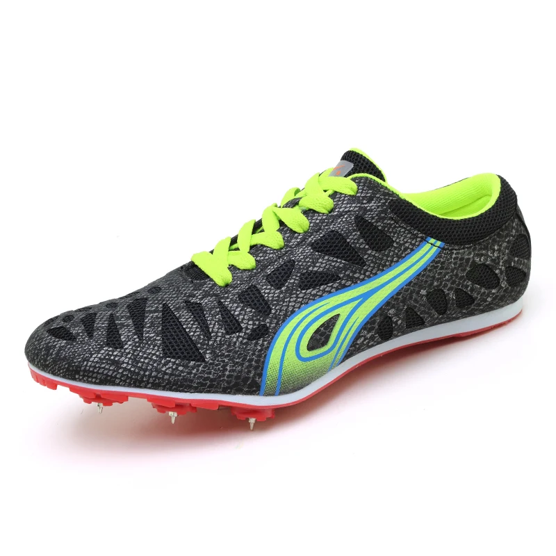 Track and Field Sneakers Spikes Running Shoes Men Women Track Shoes with Spikes Middle Distance Hurdle Jump Sports Professional