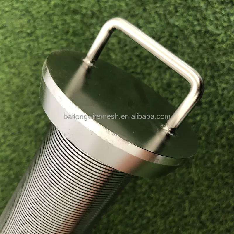 316 stainless steel slot 25um Johnson screen pipe