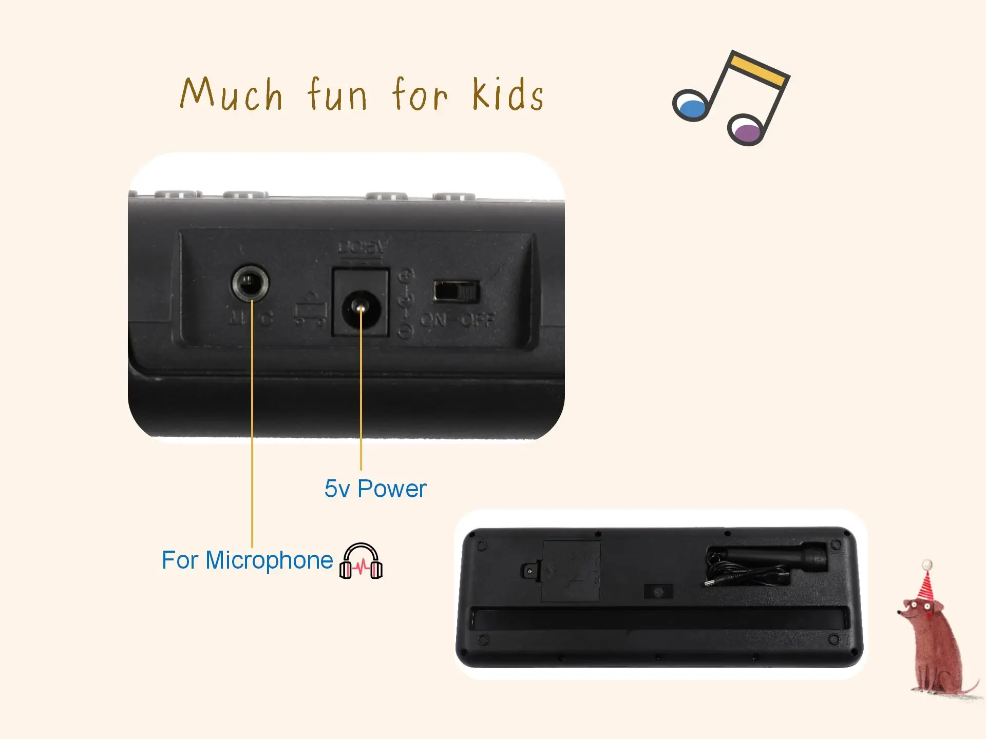 BD Music 37 Keys Hot Selling Mini Toy Musical Instruments Keyboard Multi function Good Looking Keyboard as Best Birthday Gift