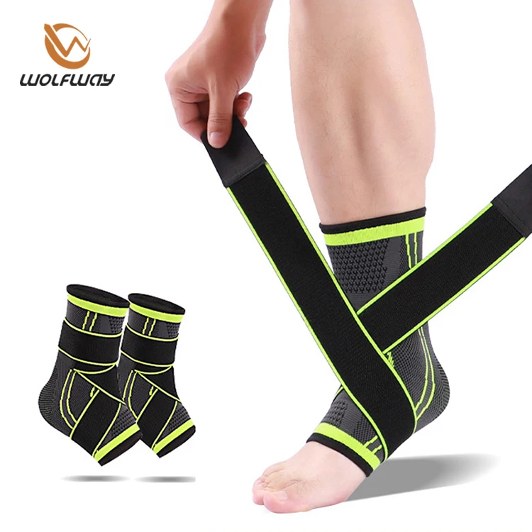 Custom Adjustable Ankle Support Strap De Compression Gym Deportivas Medias Tobilleras