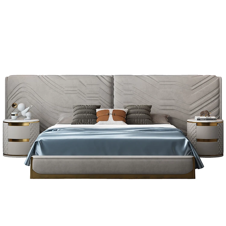 Высококачественная антикварная мебель с металлической рамой, деревянные современные роскошные кровати для гостиничных спален