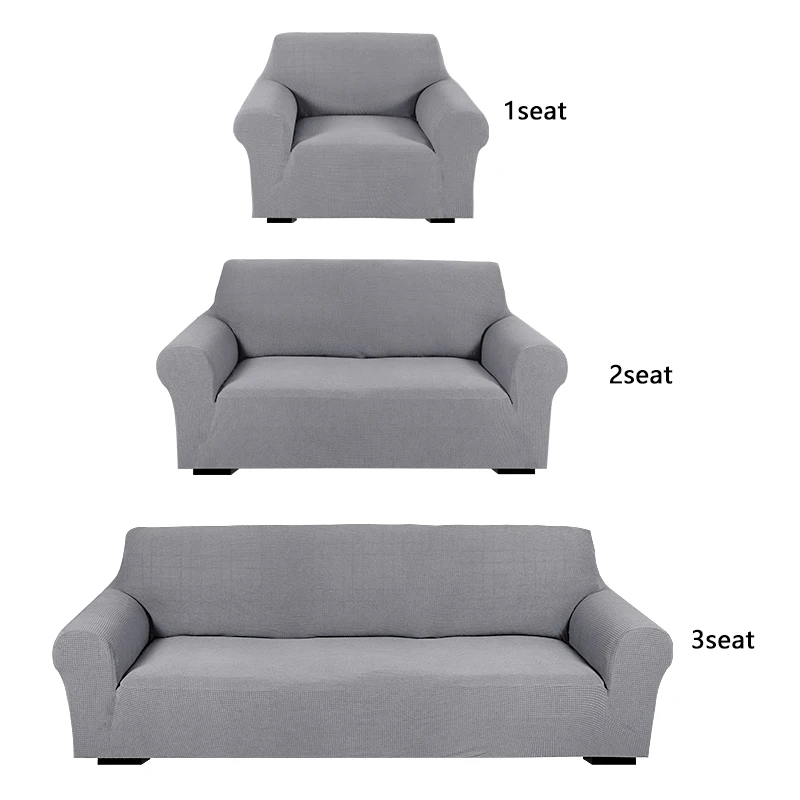 Amazon top seller design couch covers slipcover 1/2/3/4 seater plain waterproof sofa cover for dining room