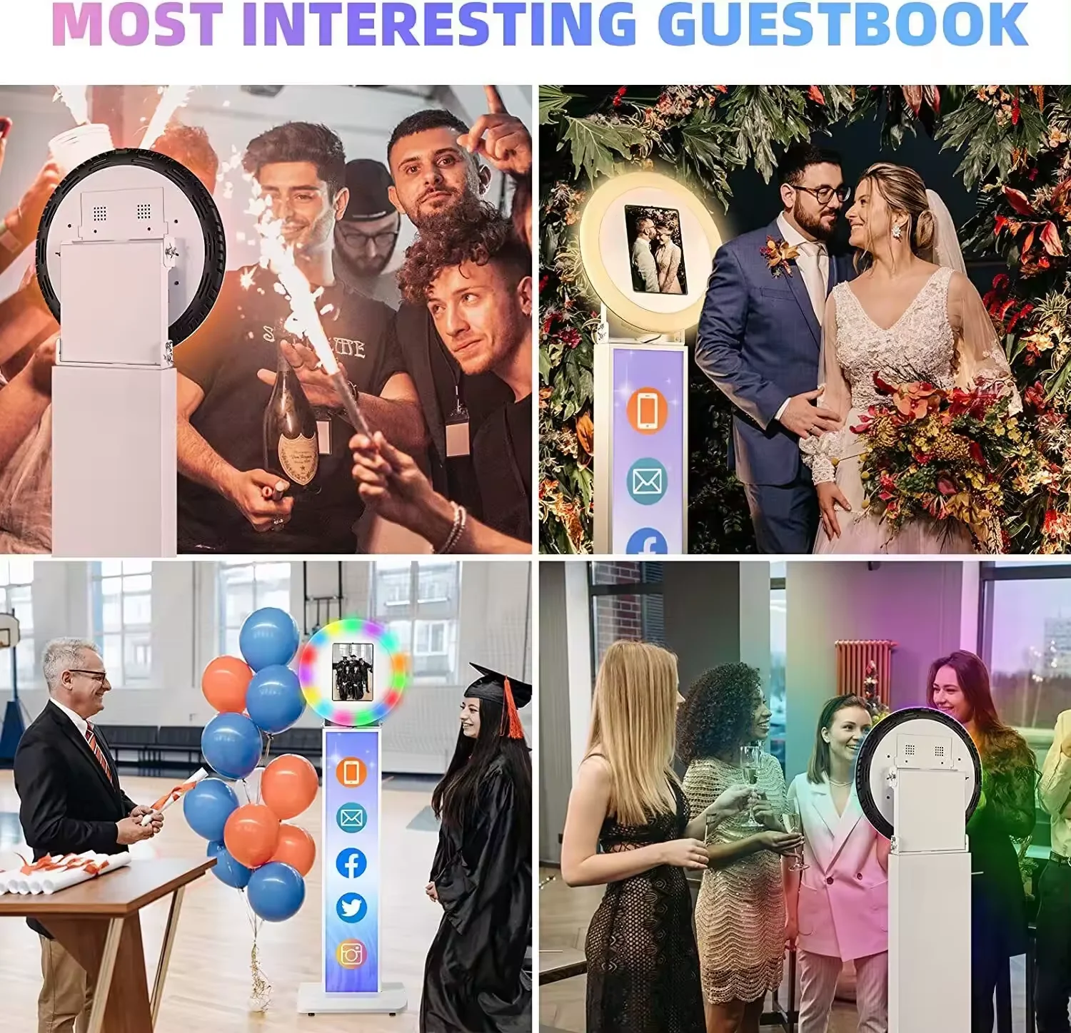 Customized Logo Photobooth 12.9 Ipad Photo Booth Shell Ipad Picture Booth Ipad Photo Booth For Party