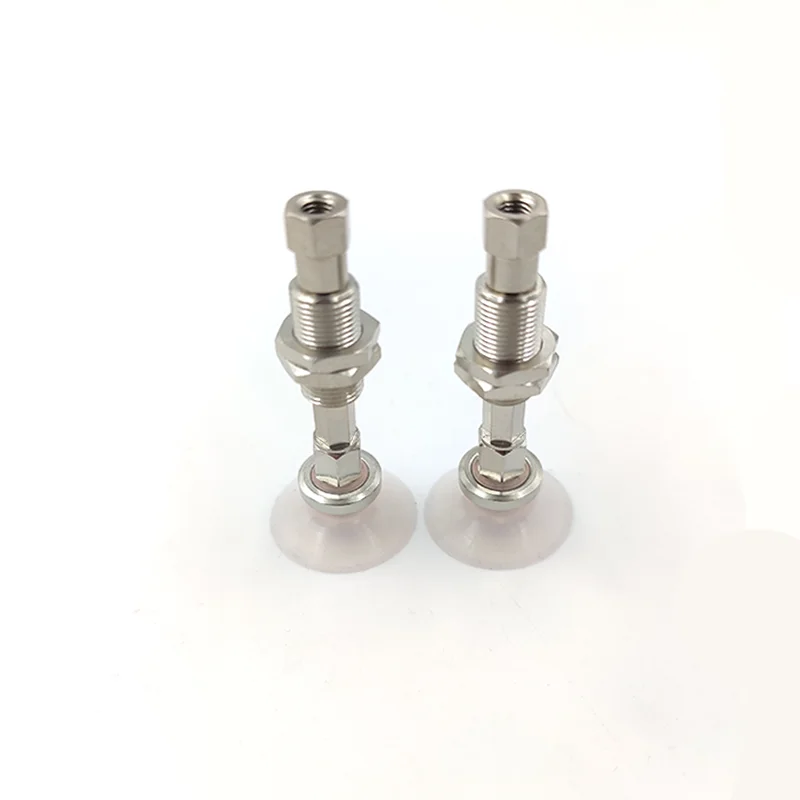 25mm Custom Vacuum Sucker Industrial Heavy Duty Strong Silicone Vacuum Rubber Suction Cup With Screw