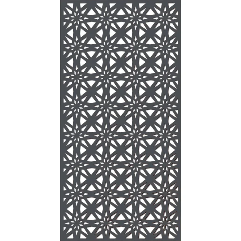 customized 8feet hight laser cut aluminum fencing laser cut wall facade metal screen