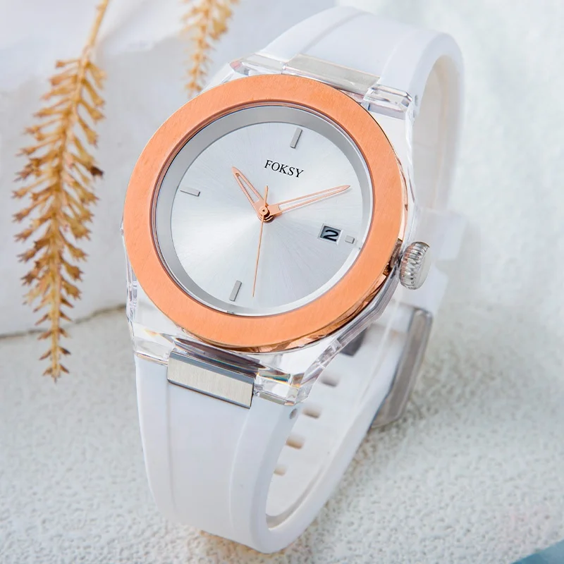 Wholesale OEM ODM Custom Logo Watch High Quality Luxury Men Plastic Case Silicone Band Quartz Wrist Watch for Men