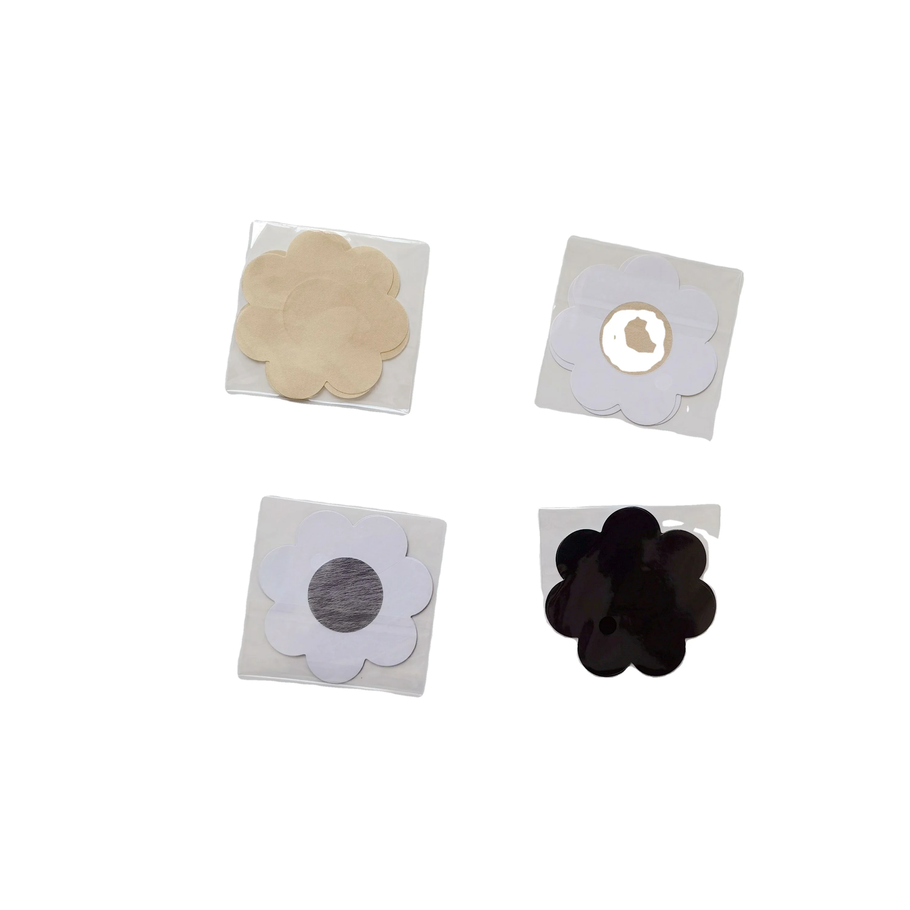 Nipple Breast Covers, Breast Pasties Adhesive Bra Disposable made of Satin