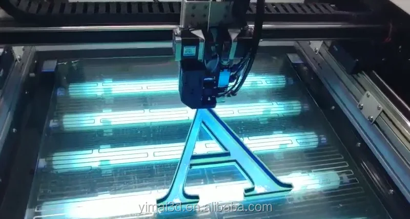 High Speed Automatic Leveling Channel Letter 3D Printing Machine Advertising Word 3D Printer For Signage