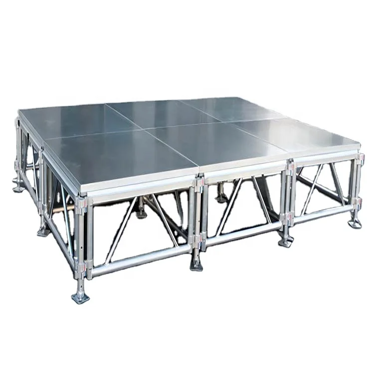 Luxury Aluminum 4x8 Podium Adjustable Height 0.6 m Stage Platform