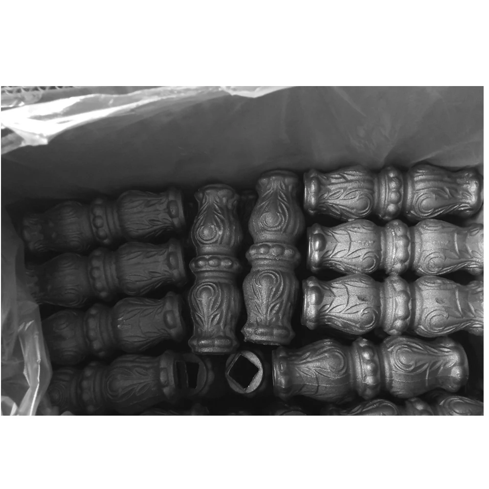 Metal Fence Iron Railing Collar Cast Iron Stud Collar for Baluster Main Gate Decorative Inserts Forged Wrought Iron Collars