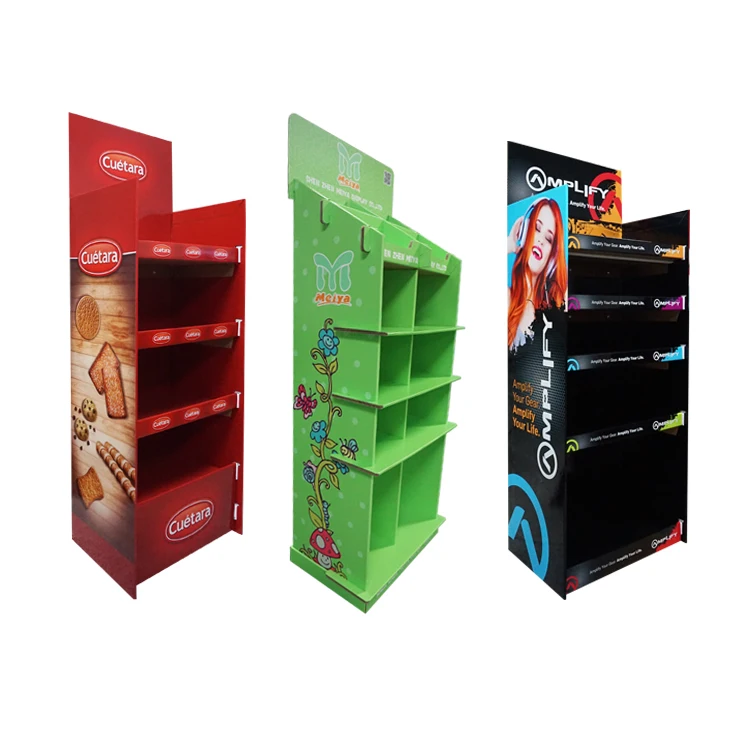 Factory direct sales custom PVC display racks supermarkets promotional shelves