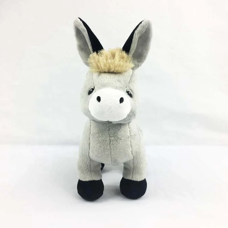 EN71&ASTM Standard Custom Life Size Plush Donkey Stuffed Animal Toy