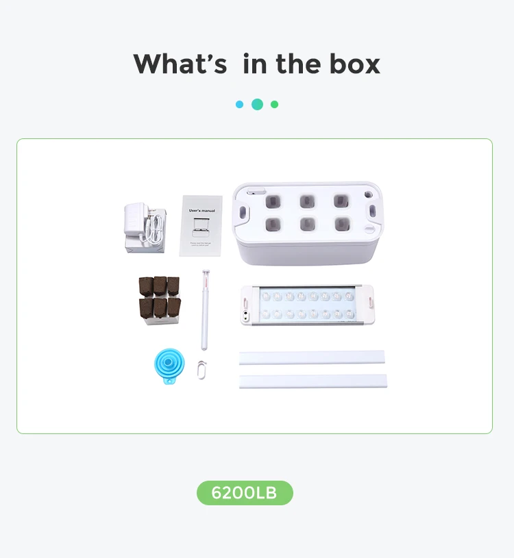 RY desktop hydroponics plant bonsai flower pot indoor garden with grow light hydroponic flower pot