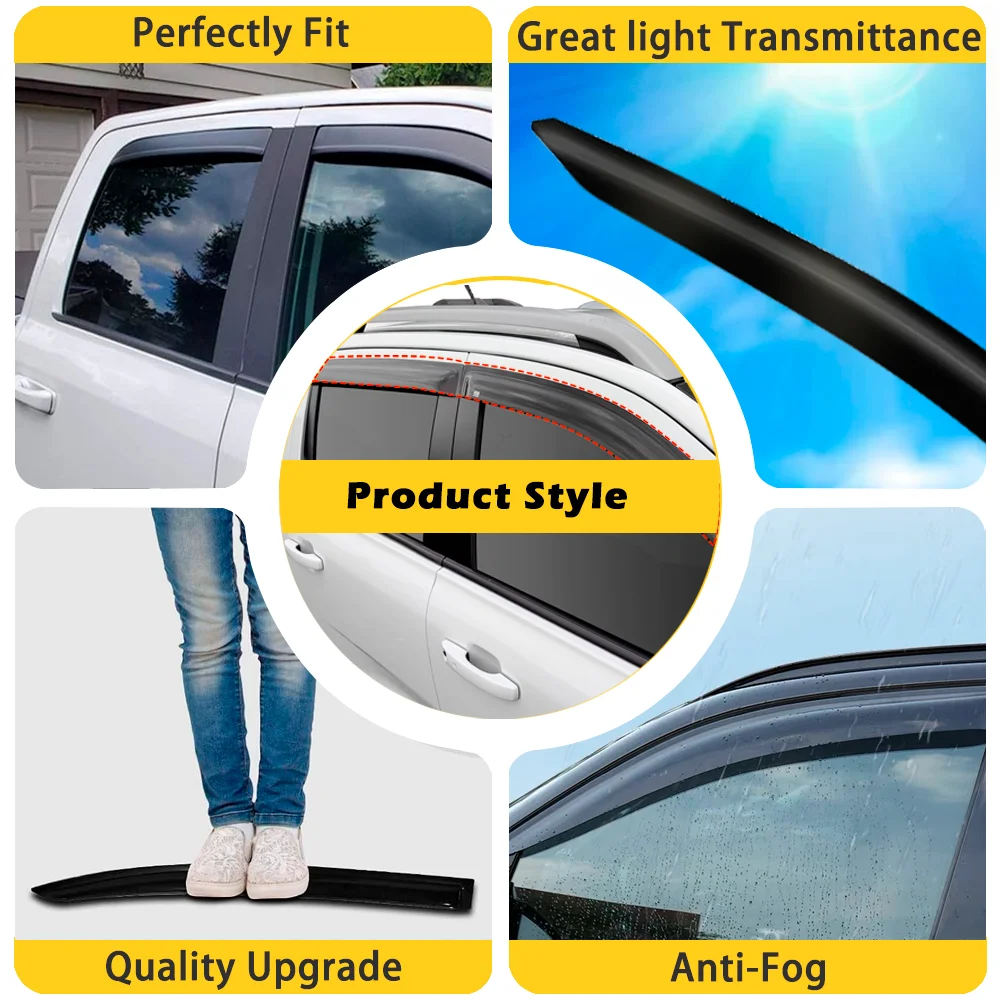 For Toyota Alphard Vellfire 30 Series 2015-Now Side Wind Guard Deflector Visor Other Exterior Accessories Window Vent Visor