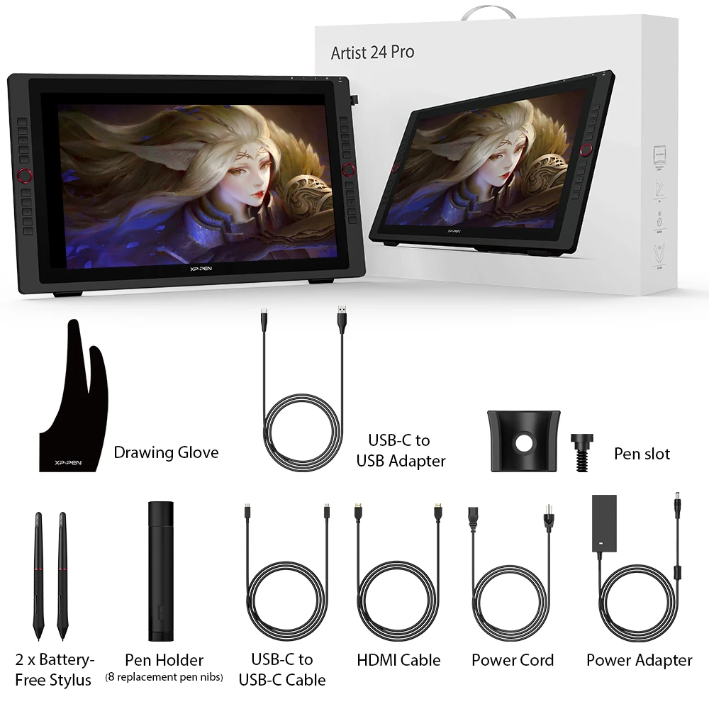 
 XP-Pen Top Factory Artist 24 Pro планшет для рисования и письма  