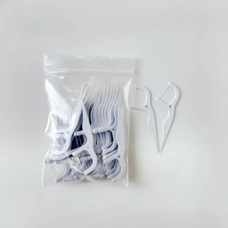 Wholesale China Factory Corn dental floss picks by 100/50/30 pieces floss picks