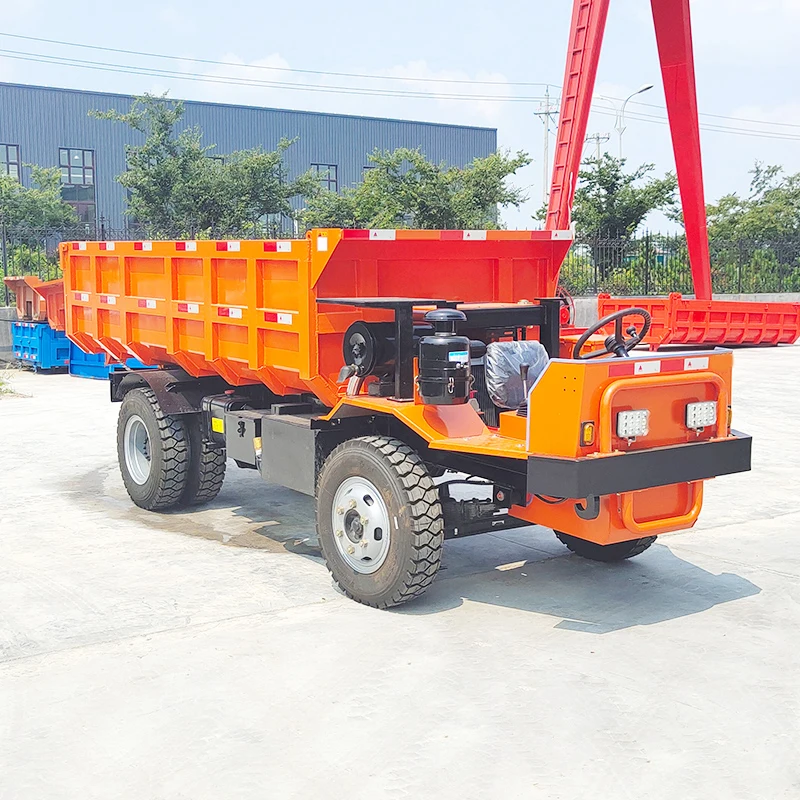 Mine Mini Dumper Easy Operation Electric Four Wheels Hydraulic Mini Dumper Trucks 5 Ton For Sale