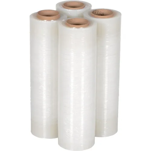 Free Sample Transparent White Ldpe 500mm 450mm 15 Micron 17 Micron 18 Inch 17mic Stretch Film Stretch 2 Kilos