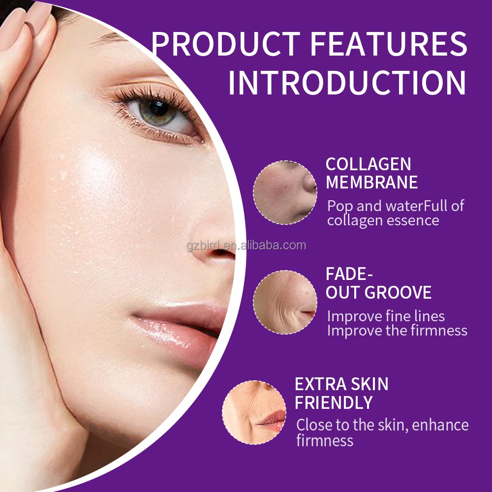 OEM Customized Natural Plant Extract Arbutin Facial Mask Filled with Collagen Wrinkle Removing and Moisturizing