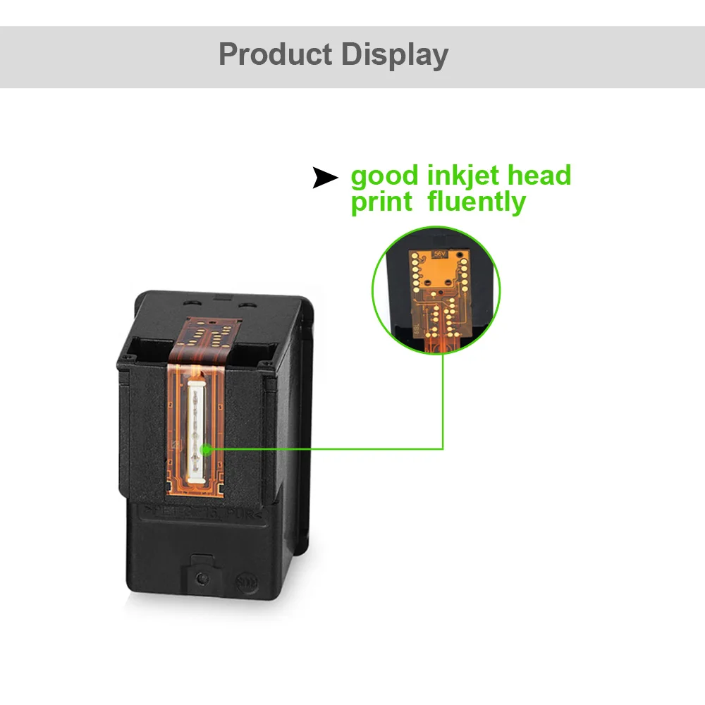 WEEMAY Compatible with HP302XL 302 XL Premium Color Ink Cartridge for HP302XL for HP Deskjet 5220 5230 3630 Printer
