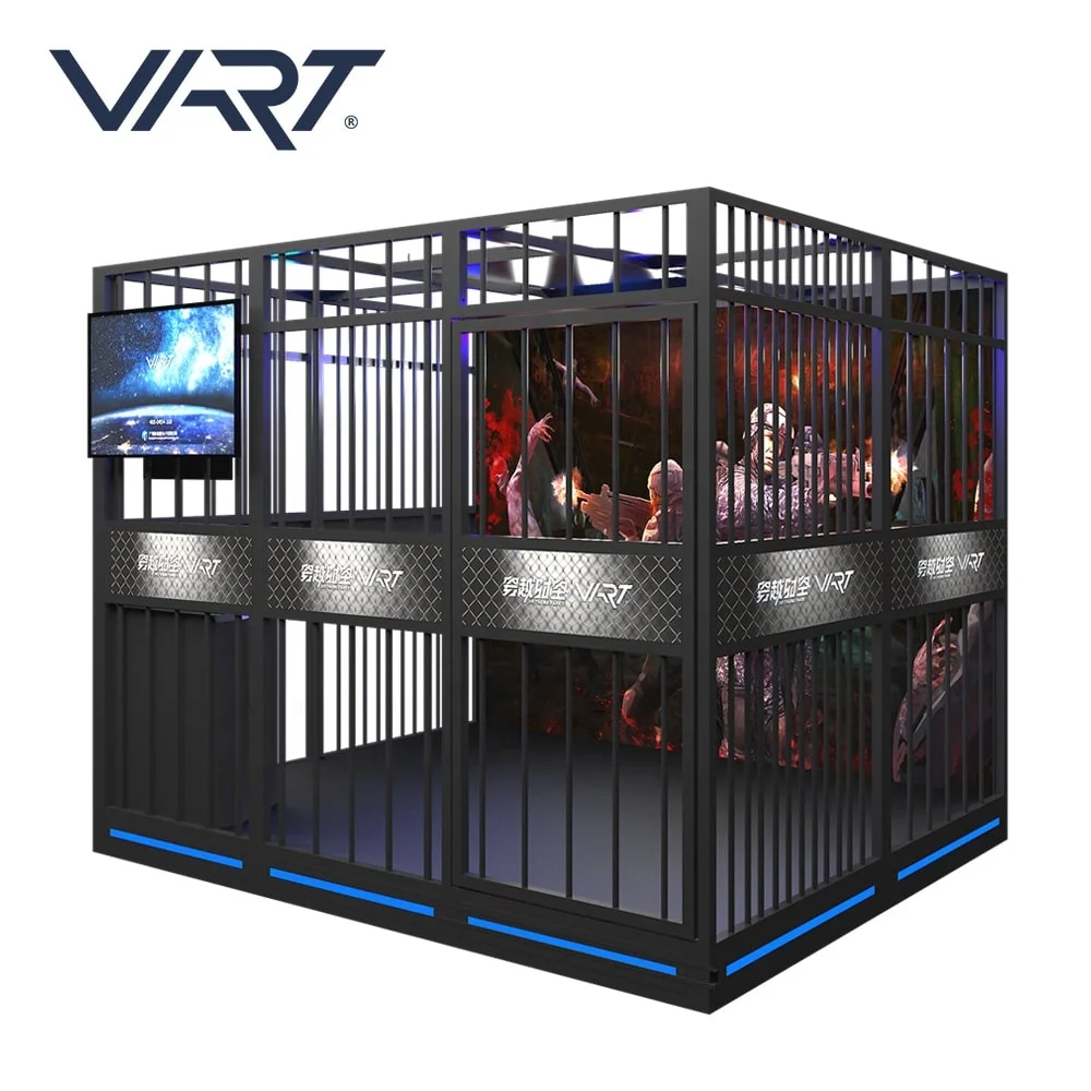 360 Degree View Virtual Reality Multiplayer Shooting Games VR Space Walking Simulator With Headset