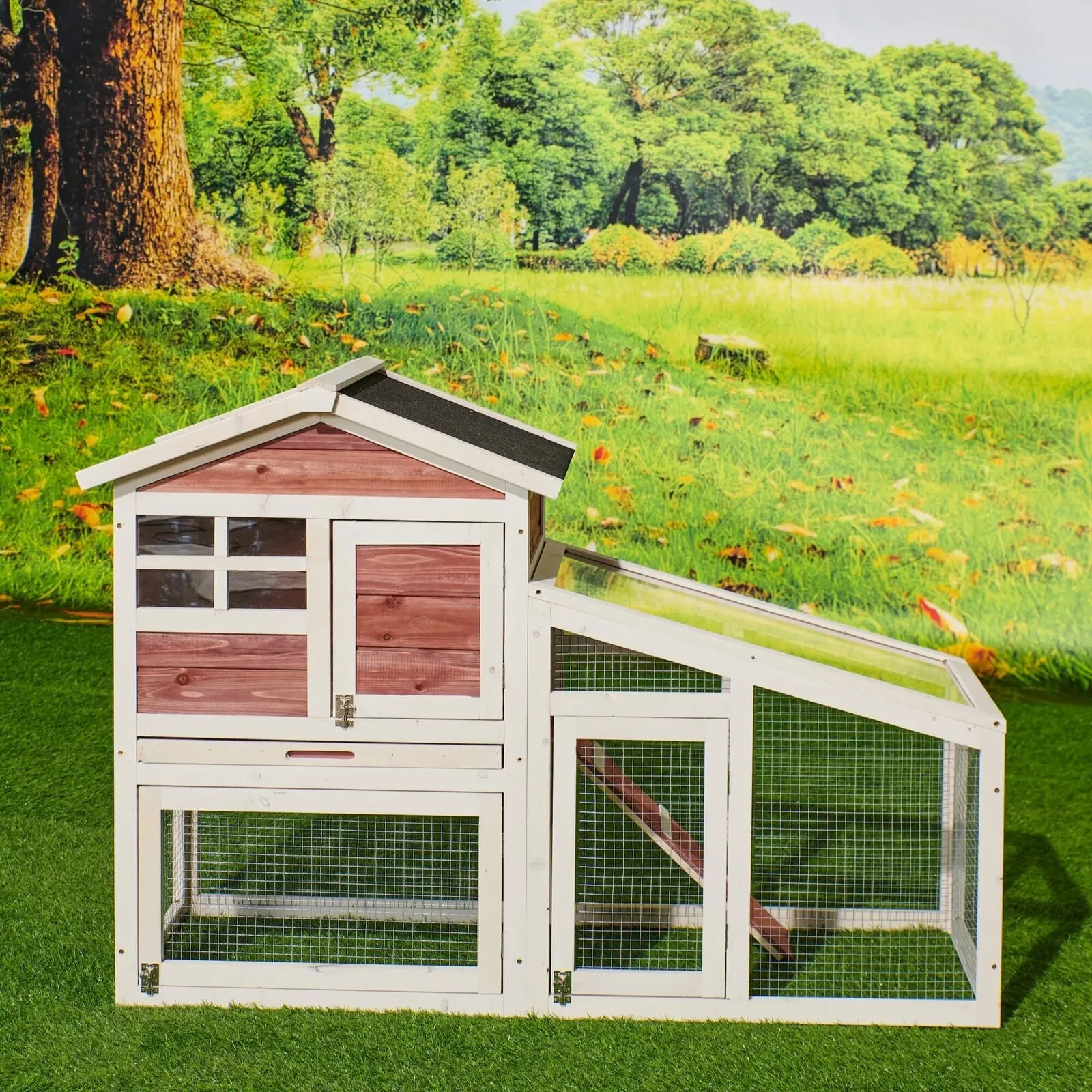 Outdoor Large Quality Hen House Poultry Cage Wooden Chicken Coop With Waterproof UV Panel