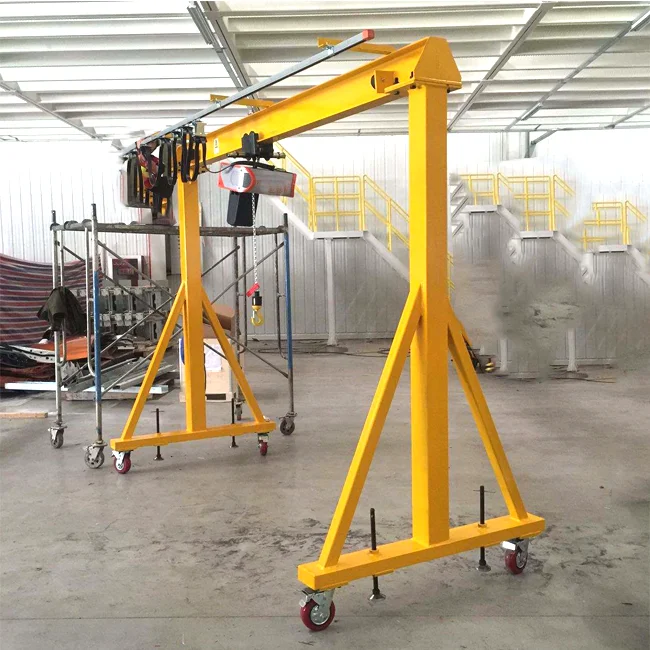 Customized mini crane 1 Ton  2 Ton 3 Ton 5 Ton 7.5 Ton manual gantry crane electric mobile gantry crane