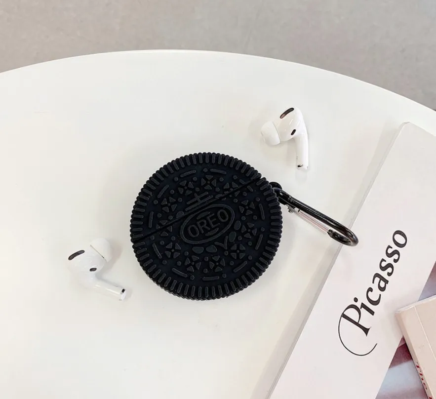 For Airpods 1 2 3 Pro Oreo Cookie Biscuit Case Cover Skin