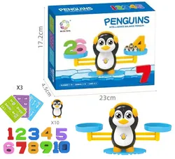 LQQ1230 Preschool Educational Toys Digital Animal Balance Math Game Early Childhood Math Count Toys