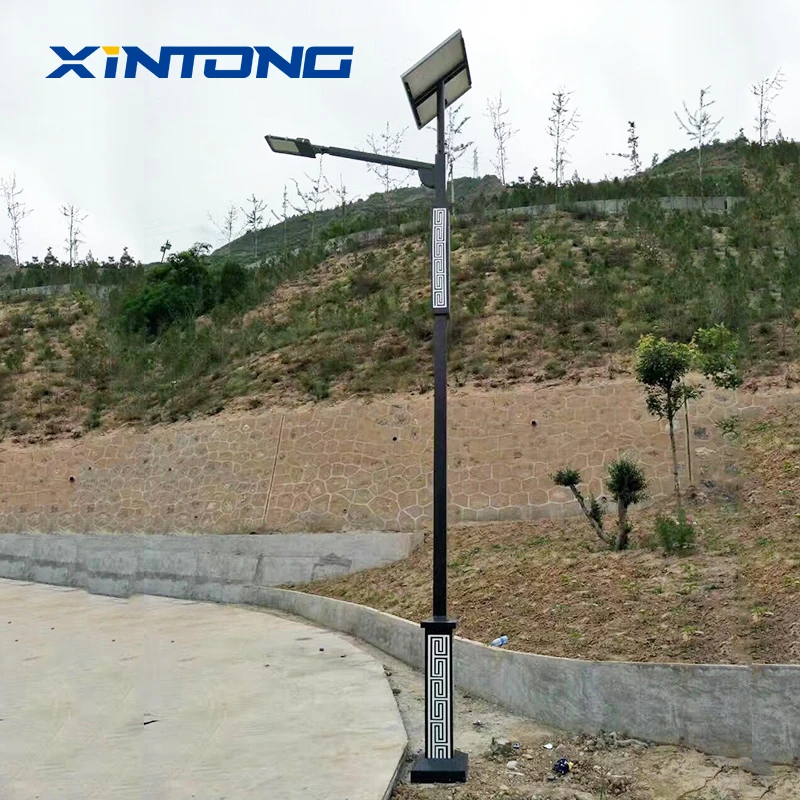 XINTONG Good Price Commercial Solar Street Light Panel Round Shape Led Ip66 Made China