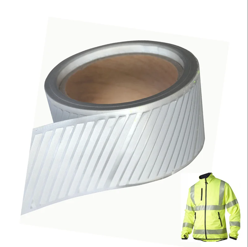 China free sample red iron on high light heat transfer retro-reflective vinyl film sheet paper roll for bags reflection logo