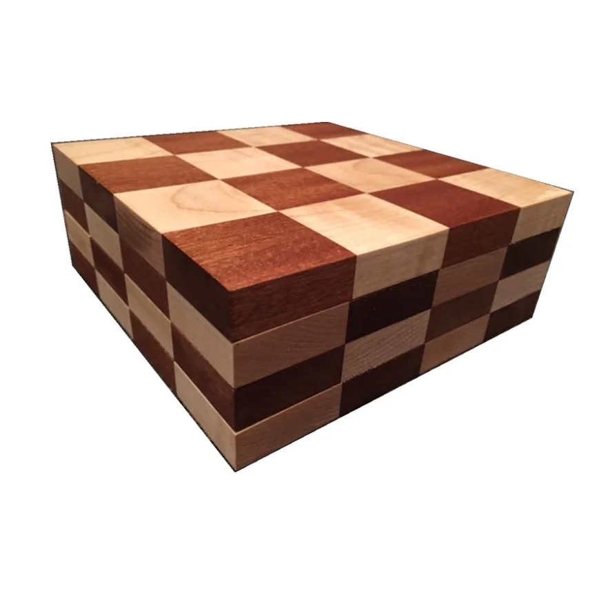 Wooden Chess Checkers Pieces Game Checker Folding Board International Draughts Set